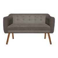 Kit Namoradeira 2 Lugares E 2 Poltronas Julia Marrom Rato - 18