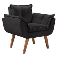 Poltrona Opalla Base Palito Preto - 1