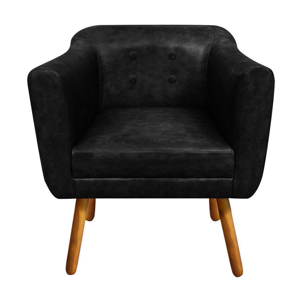 Kit 02 Poltronas Julia Corano Preto - 3