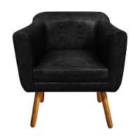 Kit 02 Poltronas Julia Corano Preto - 3