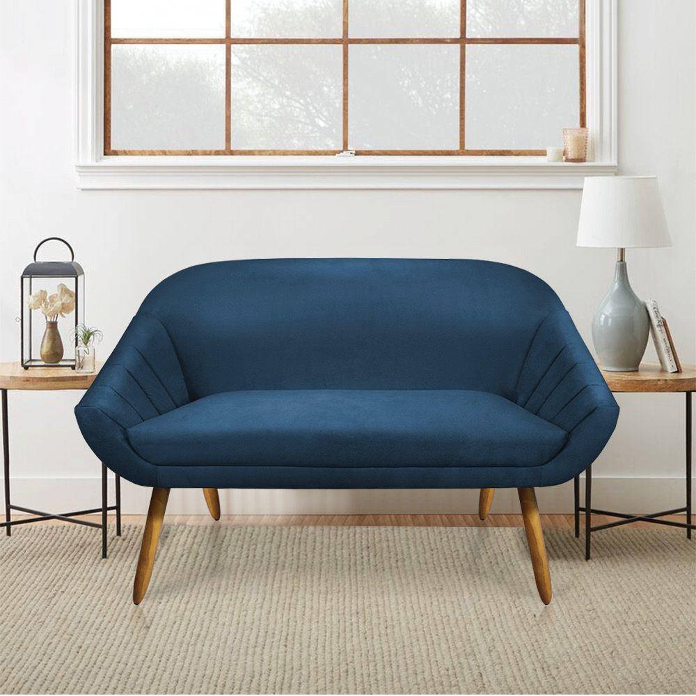 Kit 1 Namoradeira 2 Lugares 1 Poltrona Giovana Pés Palito - 2