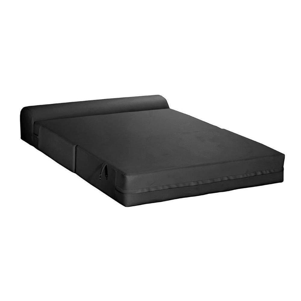 Sofá Cama Casal New Extra Courano Preto - Paropas - 4