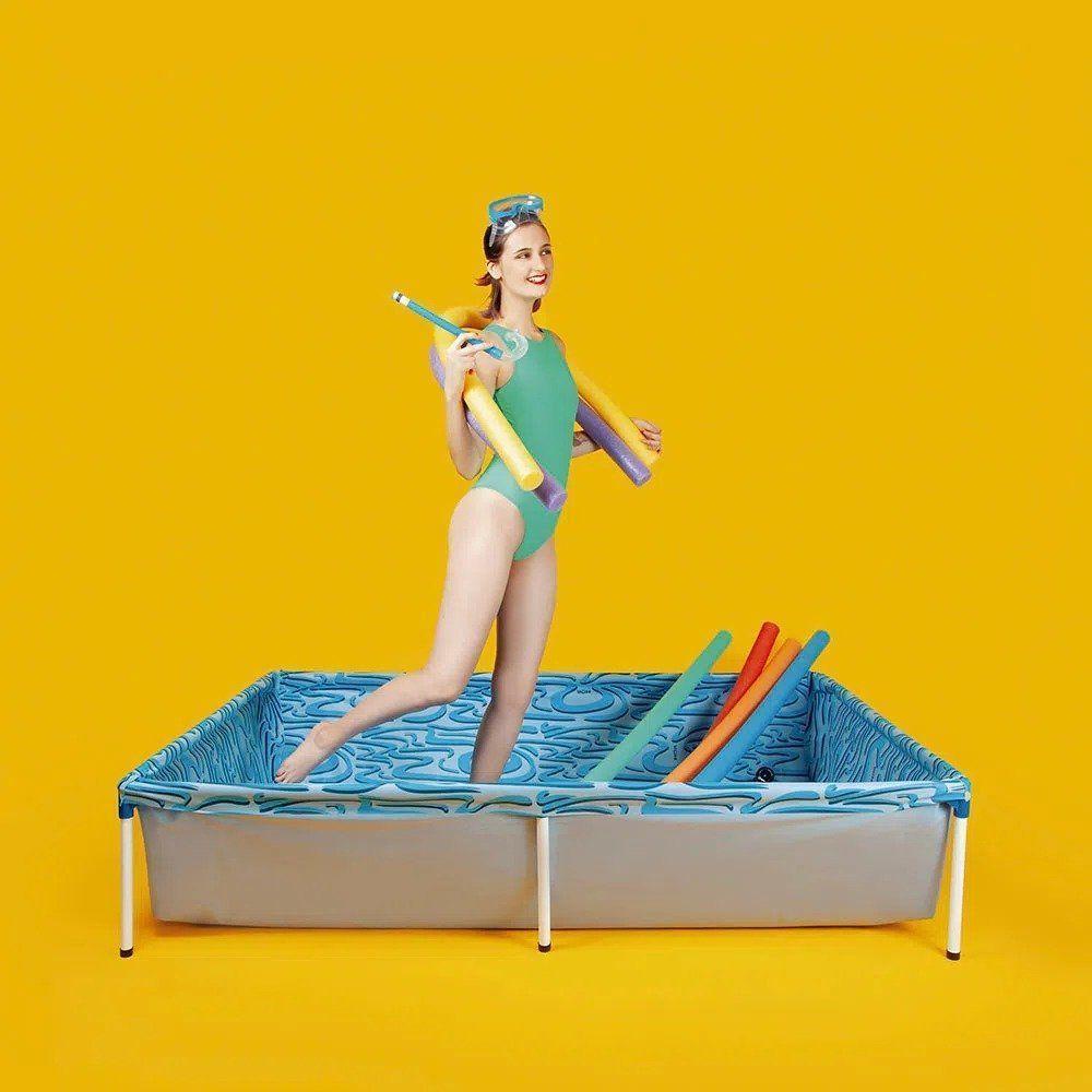 Piscina Infantil 1000l Mor Retangular Verão - Casa Dos Fogões - 3