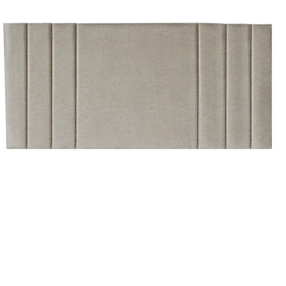 Painel Estofada Grécia 160cm Queen Size Para Cama Box Quarto Linho Bege - Gat Magazine - 2