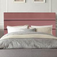 Cabeceira Estofada Argentina 160cm Queen Size Para Cama Box Quarto Suede Rose Gold - Gat Magazine - 1