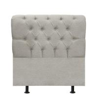 Cabeceira Estofada Paris 90cm Solteiro Para Cama Box Quarto Linho Bege - Gat Magazine - 2