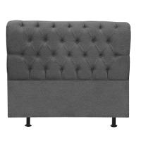 Cabeceira Estofada Paris 195cm King Size Para Cama Box Quarto Linho Cinza - Gat Magazine - 3