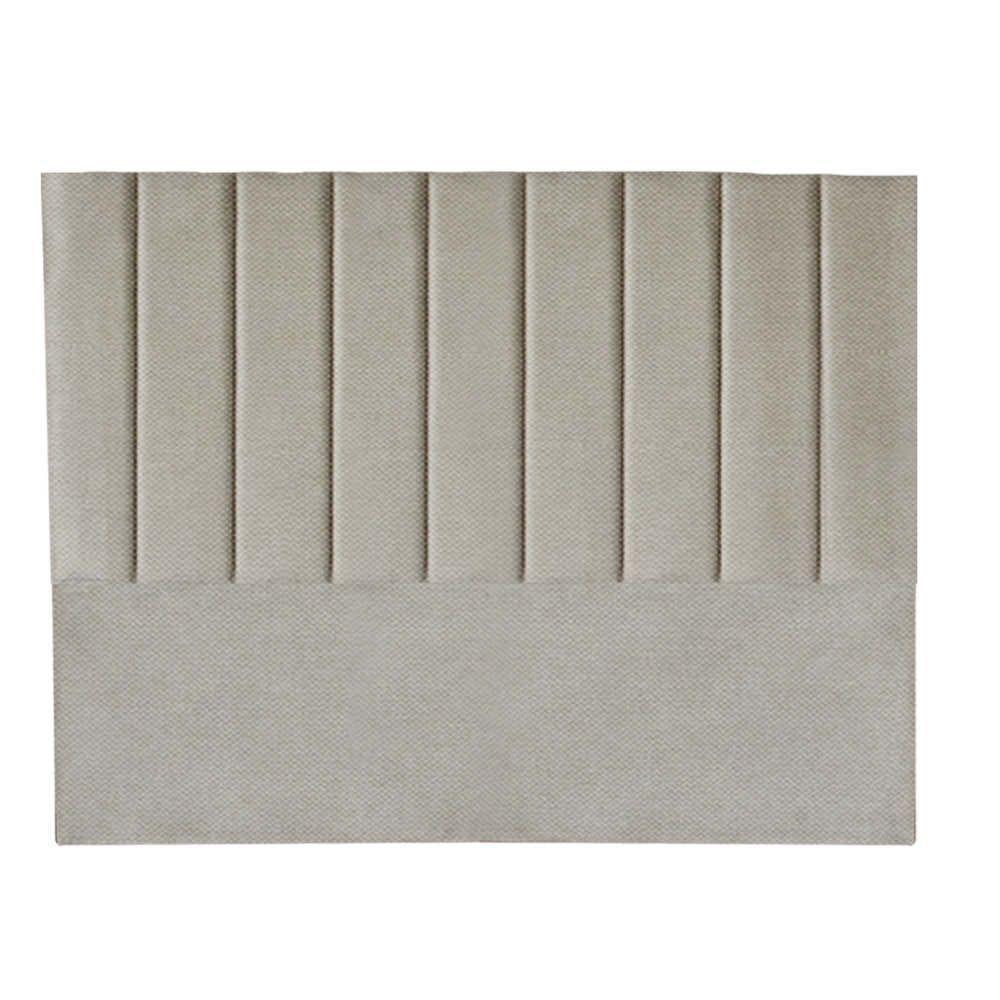 Cabeceira Carla Pé Plástico 195cm King Size Para Cama Box Quarto Linho Bege - Gat Magazine - 2