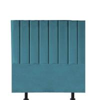 Cabeceira Estofada Carla 100cm Solteiro Para Cama Box Quarto Suede Azul Turquesa - Gat Magazine - 1