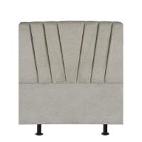 Cabeceira Estofada Bélgica 90cm Solteiro Para Cama Box Quarto Linho Bege - Gat Magazine - 2