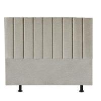 Cabeceira Estofada Carla 195cm King Size Para Cama Box Quarto Linho Bege - Gat Magazine - 3