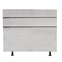 Cabeceira Estofada Argentina 160cm Queen Size Para Cama Box Quarto Suede Cinza Claro - Gat Magazine - 2
