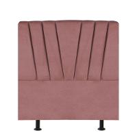 Cabeceira Estofada Bélgica 100cm Solteiro Para Cama Box Quarto Suede Rose Gold - Gat Magazine - 1