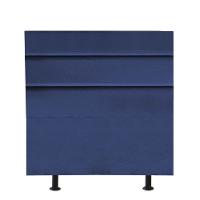 Cabeceira Estofada Argentina 100cm Solteiro Para Cama Box Quarto Suede Azul Marinho - Gat Magazine - 1