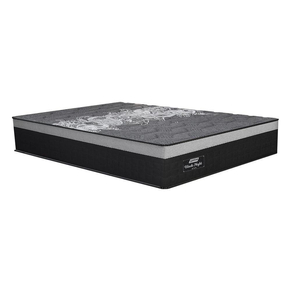 Colchão Casal Gazin 138x33x188cm - Densidade D28 Cr415b Preto/cinza - 1
