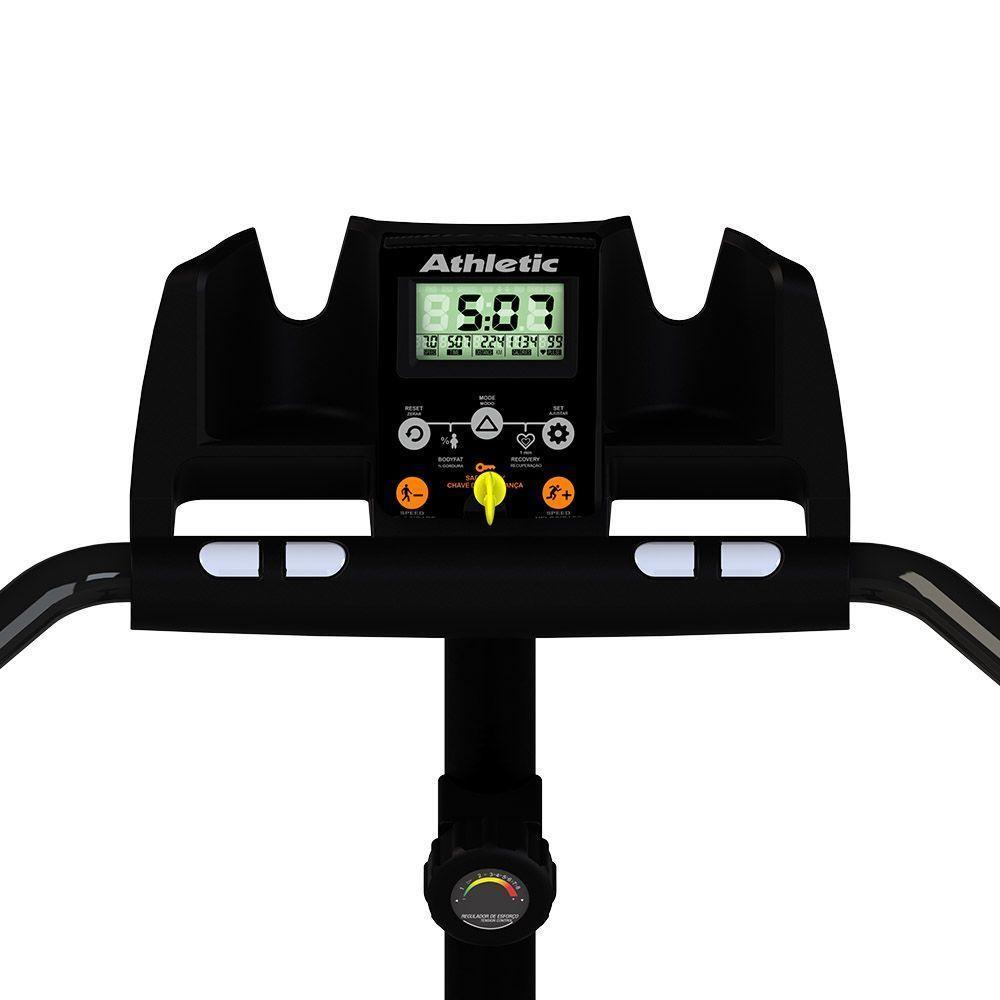 Bicicleta Ergométrica Athletic Advanced Magnetron Vertical 8 Níveis De Esforço - 4