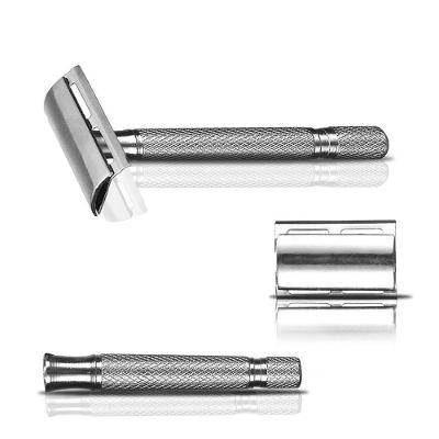 Kit Barbeador Profissional Navalha Pincel Barba + Lâminas