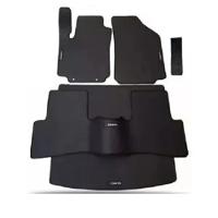 Jogo De Tapete Borracha Creta C/ Tras. Interiço De Carro - 1