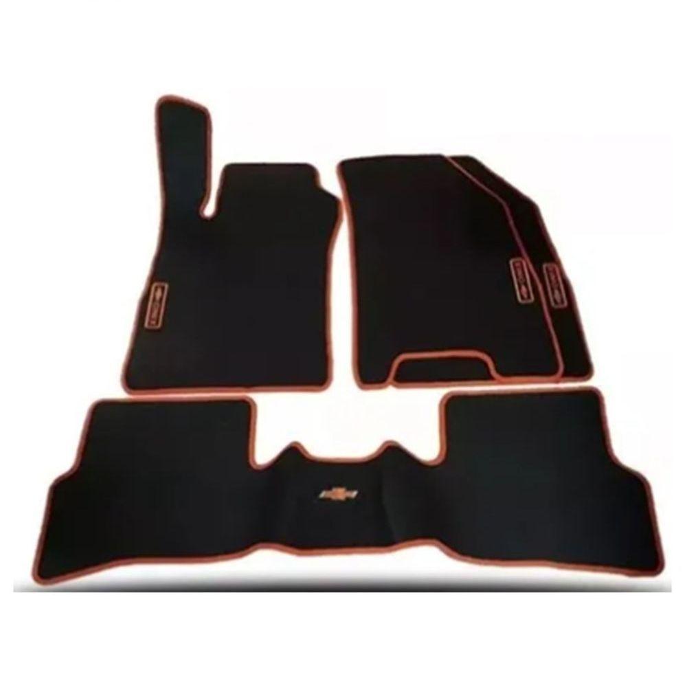 Jogo De Tapete Onix Com Traseiro Peças Bordadas Onex - 1