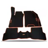 Jogo De Tapete Onix Com Traseiro Peças Bordadas Onex - 1