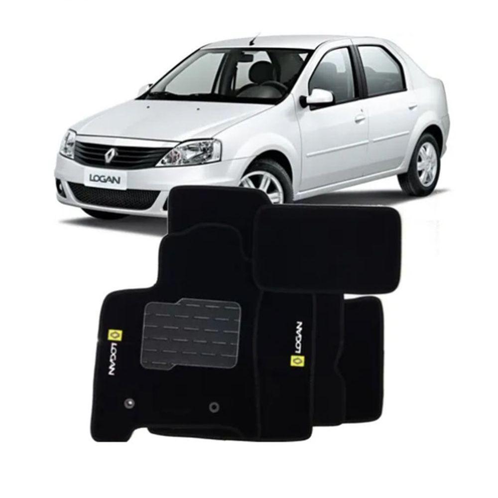 Tapete De Carpete Logan 2007 2008 á 2013 Logo Bordado - 1