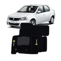 Tapete De Carpete Logan 2007 2008 á 2013 Logo Bordado - 1