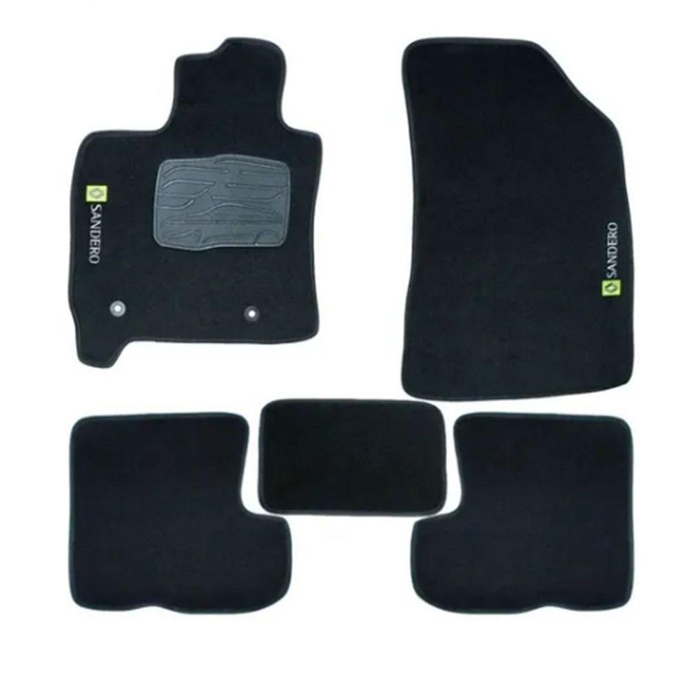 Jogo De Tapete Renault Sandero 2008 A 2011 Kit Com 5 Peças - 1