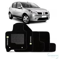 Jogo De Tapete Renault Sandero 2008 A 2011 Kit Com 5 Peças - 2