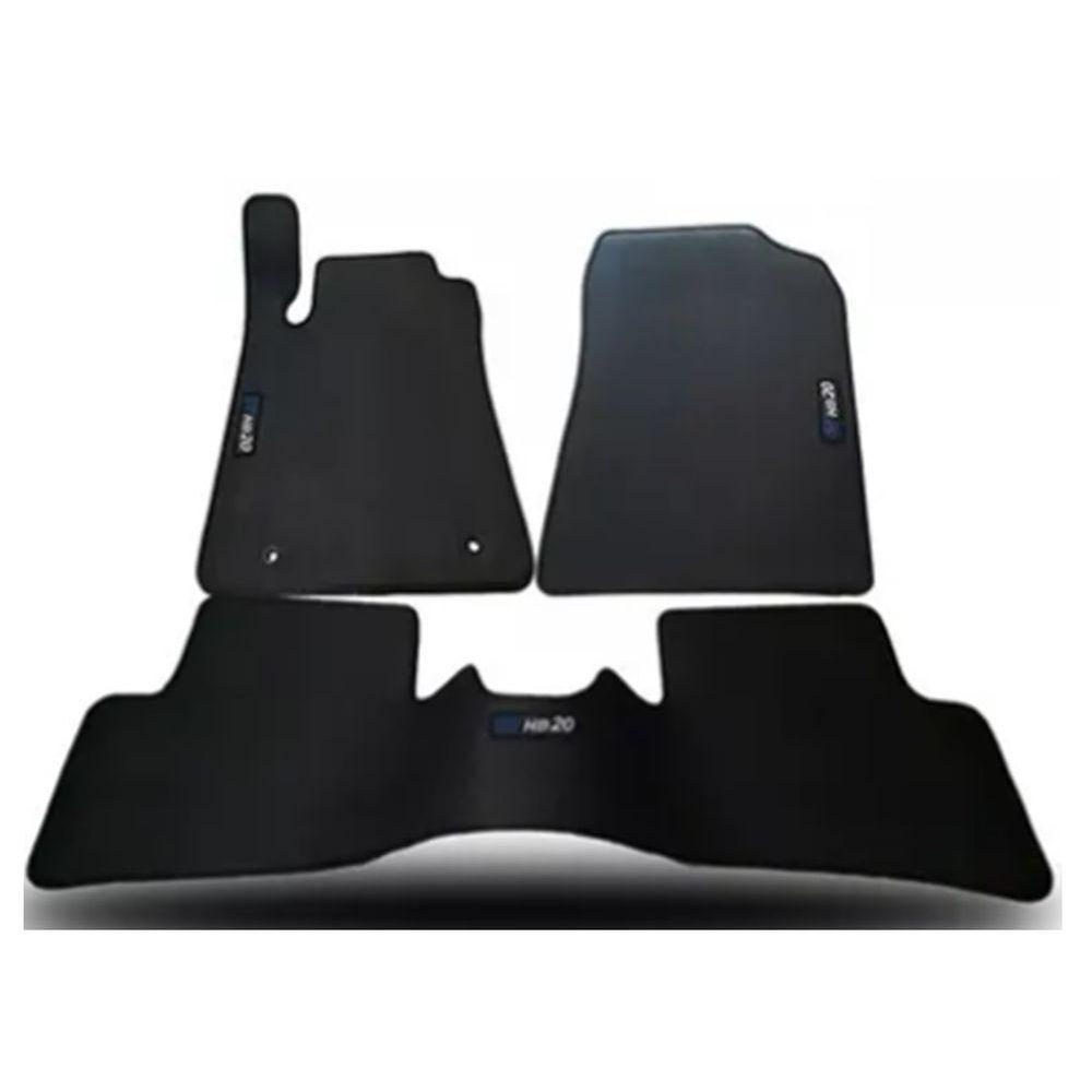 Jogo De Tapete Borracha Hb20 Hatch Com Traseiro Interiço - 1