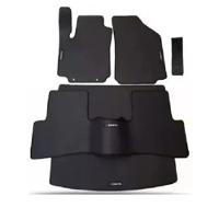 Jogo De Tapete Borracha Creta C/ Tras. Interiço Porta Malas - 1