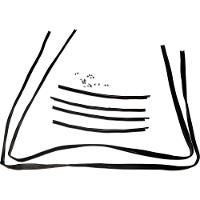 Jogo De Canaletas C/Pestanas Da Porta Del Rey Pampa 77 A 91 - 1