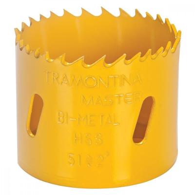 Serra Copo Bi-Metálica 54 Mm 2.1/18" Com Dentes Em Aço