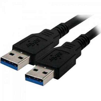 Cabo de Dados Usb 3.0 A Macho X Usb 3.0 A Macho 1,8m Preto
