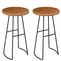 Kit 2 Mesas Bistrô Alta Para Aérea Gourmet York Peroba - 1