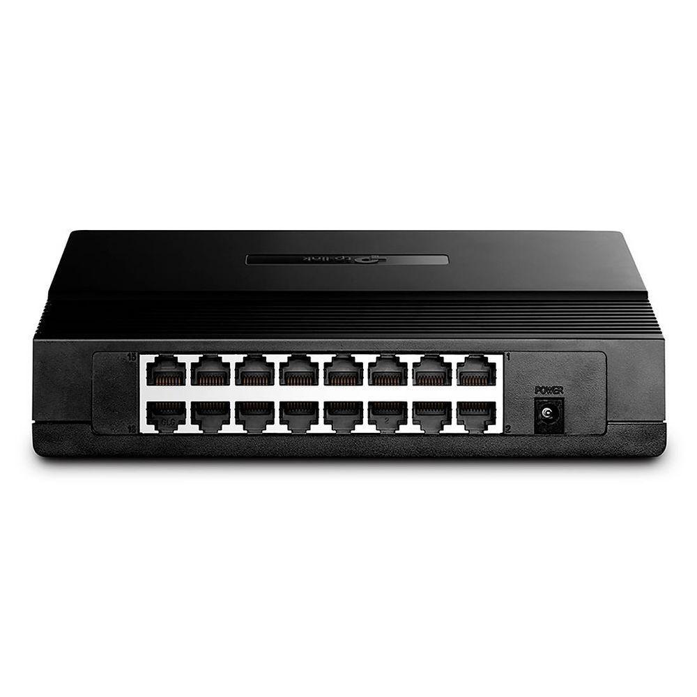 Switch Tp-Link Mesa 16 Portas 10/100Mbps Tl-Sf1016D - 3