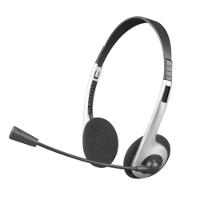 Fone De Ouvido Com Microfone C3tech Ph-01si Prata Prata - 1