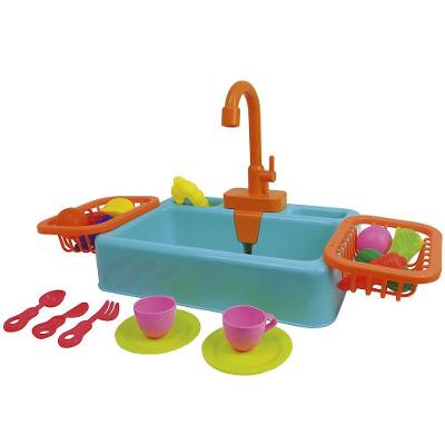 Brinquedo Pia De Cozinha Infantil Sai água De Verdade Com Acessórios - Verde - Fenix