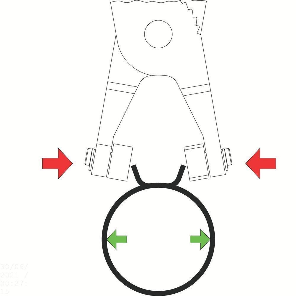 Alicate Para Abraçadeiras Elásticas 9'' Tramontina Pro Tramontina - 8