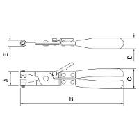 Alicate Para Abraçadeiras Elásticas 9'' Tramontina Pro Tramontina - 2