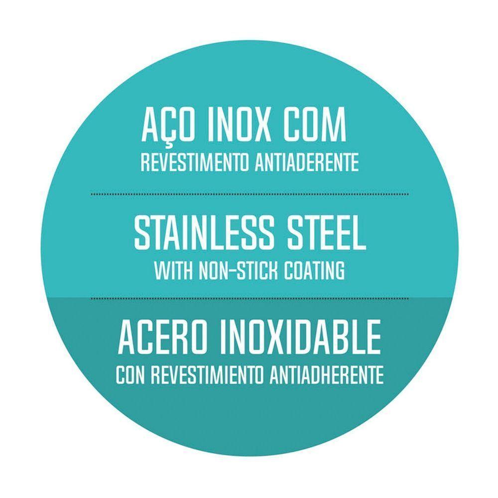 Frigideira Tramontina Grano Baquelite 30cm 3,4l Em Aço Inox Com Corpo Triplo Antiaderente Tramontina - 3