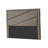 Cabeceira Cama Box Estofada Casal Oxford Suede Bege - Probel - 1
