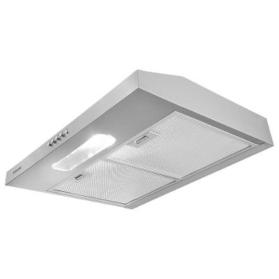 Depurador De Ar Suggar Dps161ix Slim 60cm Com 3 Velocidades Luminária Dupla Filtragem 127v Inox 127v