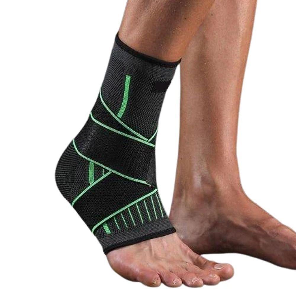 Tornozeleira Ajustável C/Suporte Elástico De 4 Vias - 1