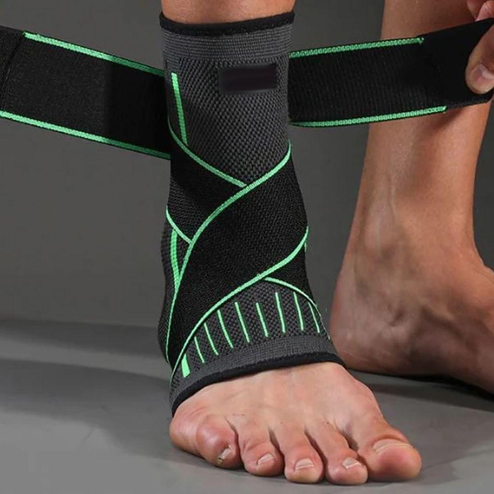 Tornozeleira Ajustável C/Suporte Elástico De 4 Vias - 2