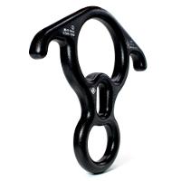 Freio Oito Usclimb Alumínio Com Orelha 40kn Uiaa Big Preto Fosco - 1