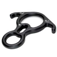 Freio Oito Usclimb Alumínio Com Orelha 40kn Uiaa Big Preto Fosco - 2