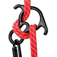 Freio Oito Usclimb Alumínio Com Orelha 40kn Uiaa Big Preto Fosco - 3