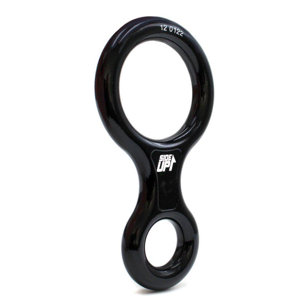 Freio Oito (8) Em Alumínio 35kn Sideup Preto - 1