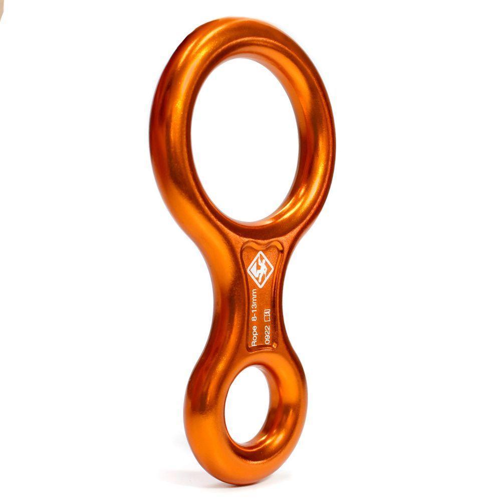 Freio Oito (8) Em Alumínio Classic Laranja 35kn Usclimb - 1