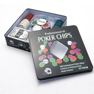Kit De Poker Profissional 100 Fichas E 104 Cartas